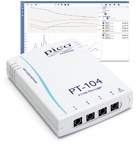 PT-104 — High-accuracy Temperature and Resistance Data Logger view 3